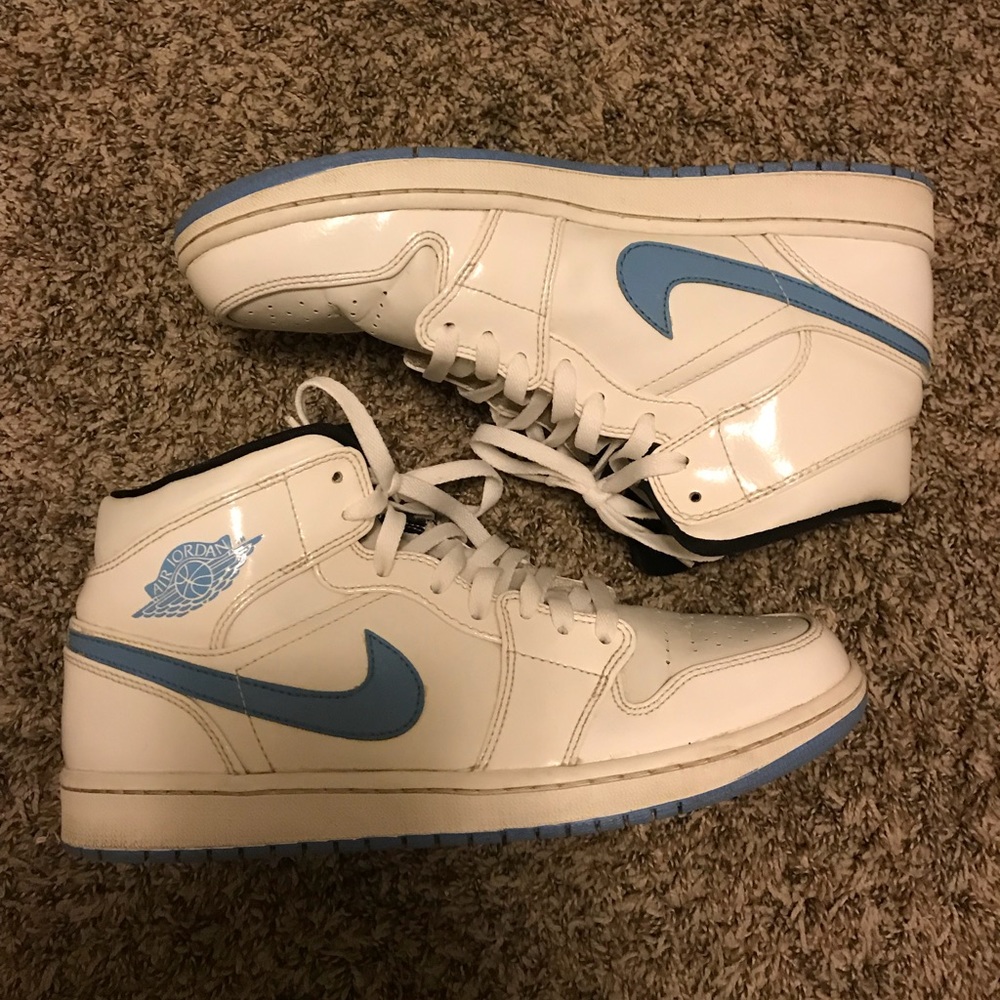Cool Blue / White Air Jordan 1